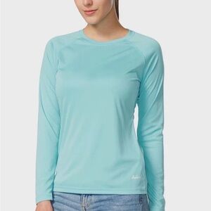 Baleaf UPF 50+ Women's Light Blue Long Sleeve Tee